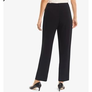 MM Lafleur Elliott trouser black crinkle crepe, tailored to ~size 0